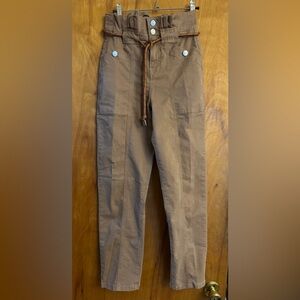 Veronica Beard Karter Straight Leg High Rise